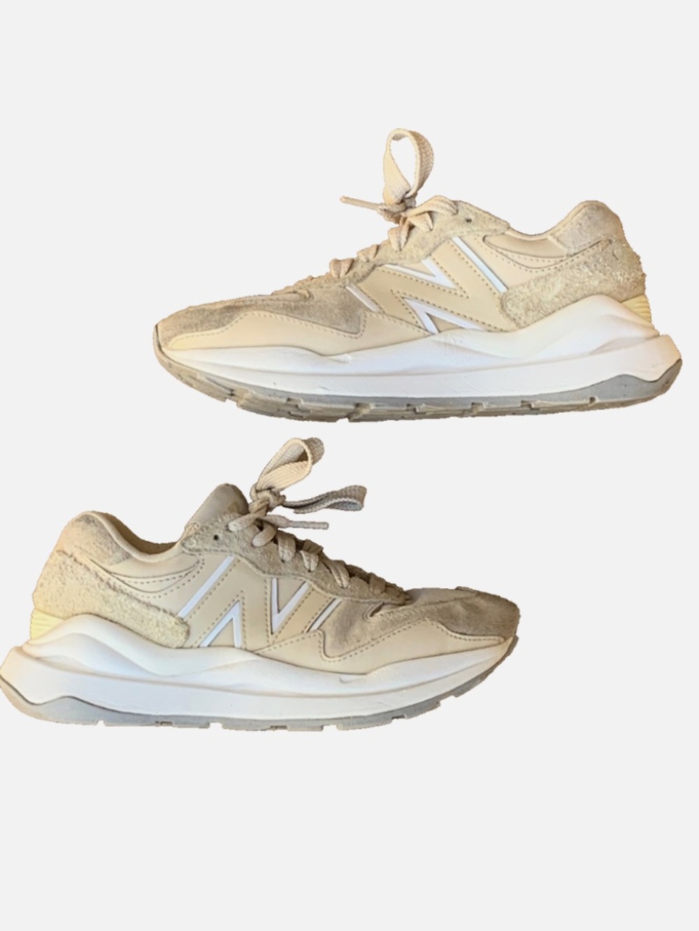 New Balance 57/40 Tan Athletic Running Shoes Women's Size 7.5